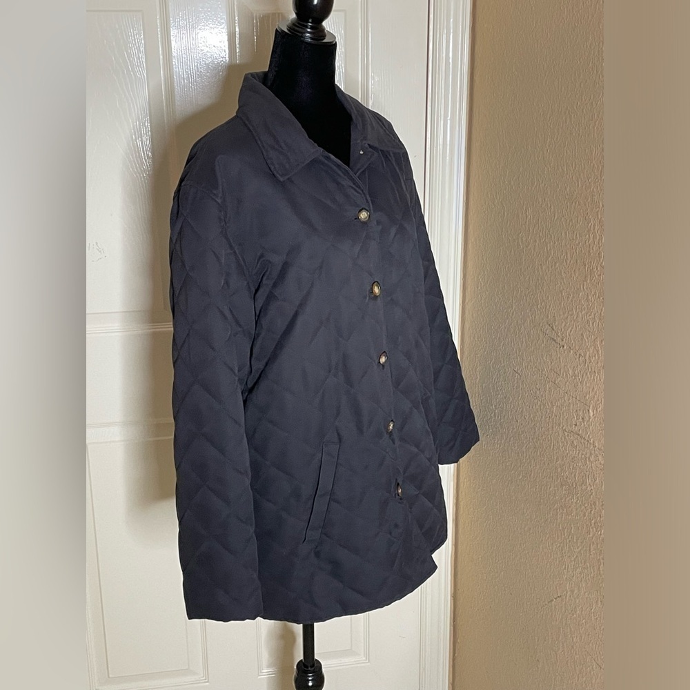 Orvis womens barn coat black chore jacket lightweight Large​​​​​​​​​​​​​ - Picture 3 of 12